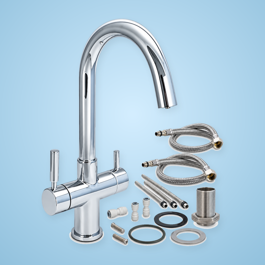 High-Arc Gooseneck 5-Way Tap
