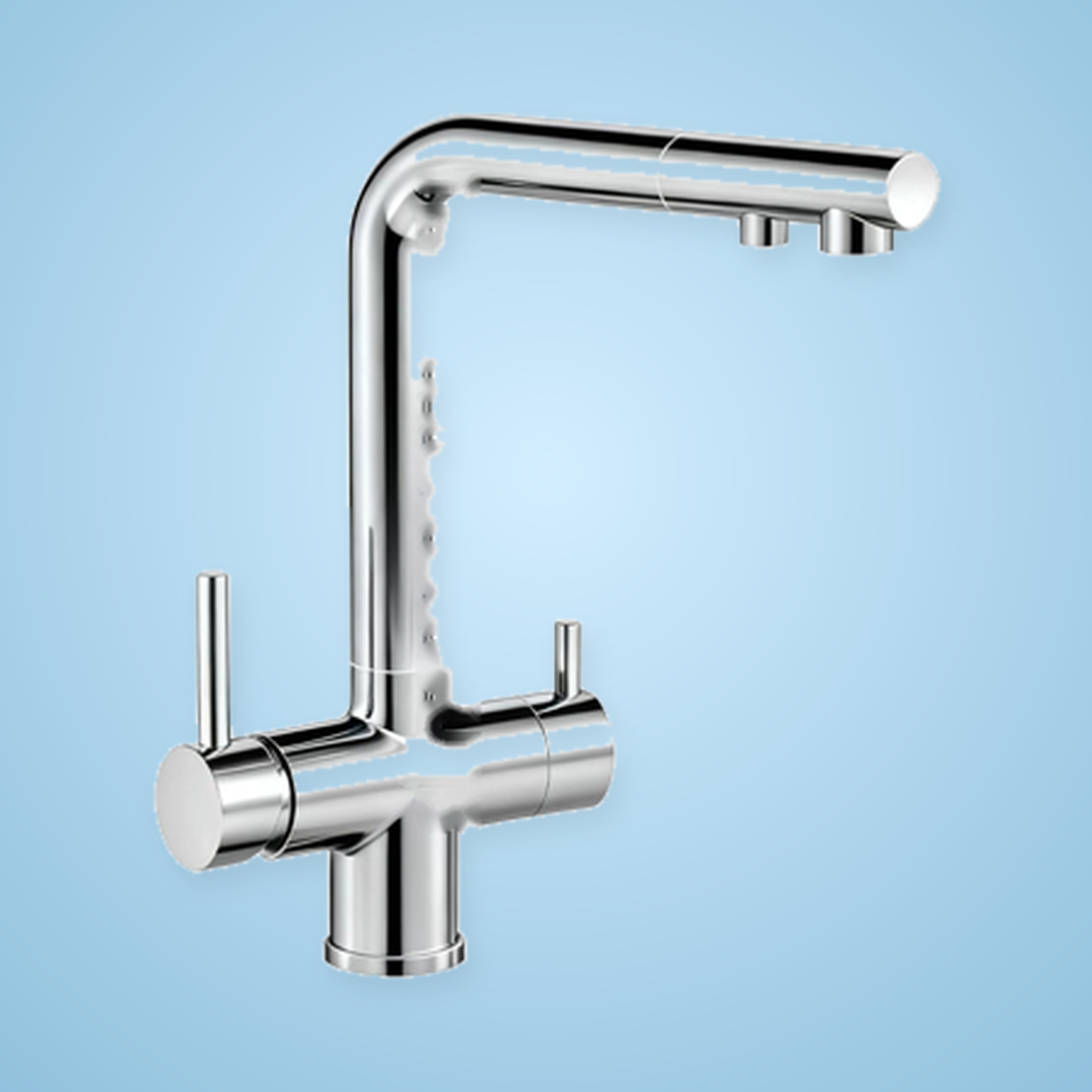 Angled Pull-Out 5-Way Tap