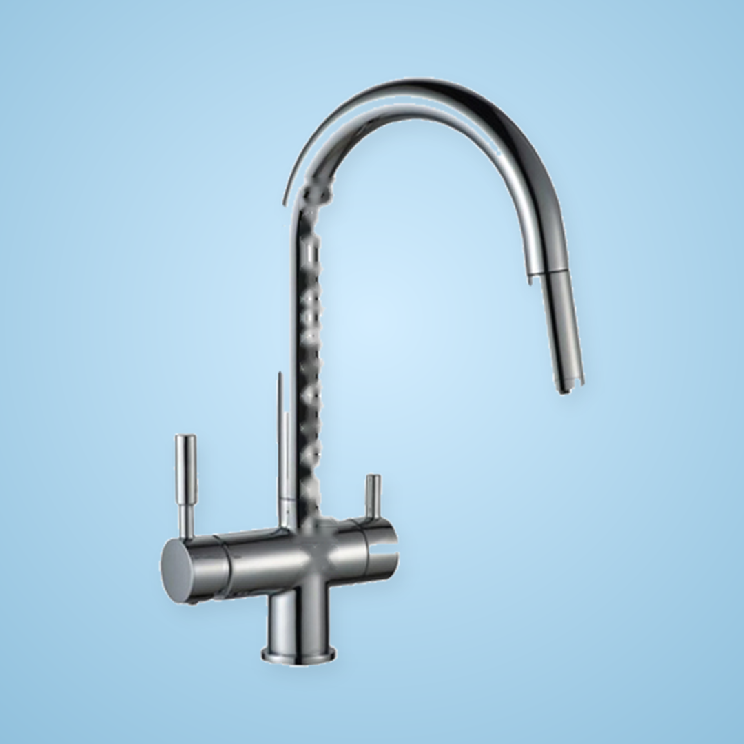 Gooseneck Pull-Down 5-Way Tap
